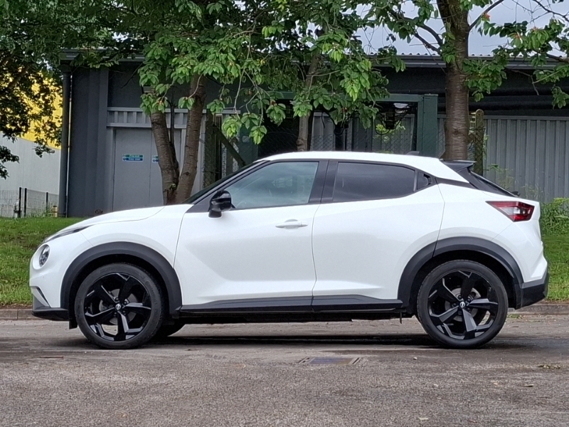 Nissan Juke 1.0 Dig-t Tekna White #4
