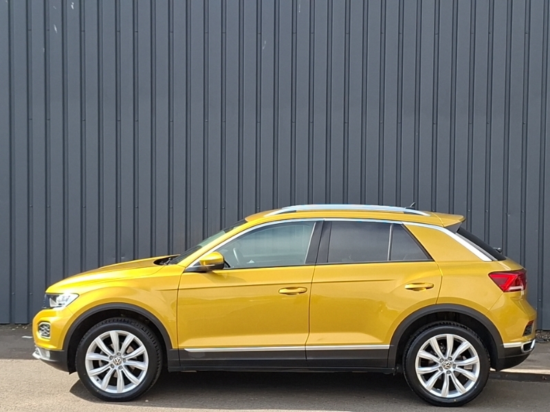 Volkswagen T-Roc 1.5 Tsi Evo Sel Dsg Yellow #4