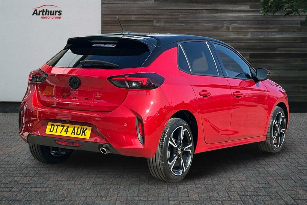 Vauxhall Corsa 1.2 Turbo Gs DT74AUK Red #3