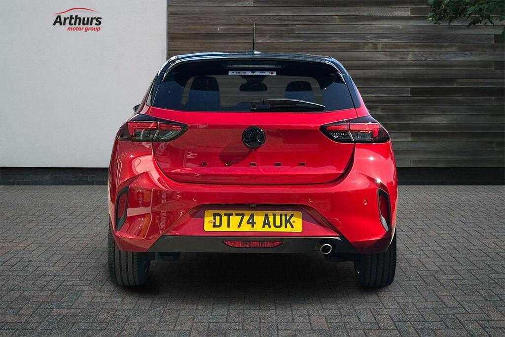 Vauxhall Corsa 1.2 Turbo Gs DT74AUK Red #4