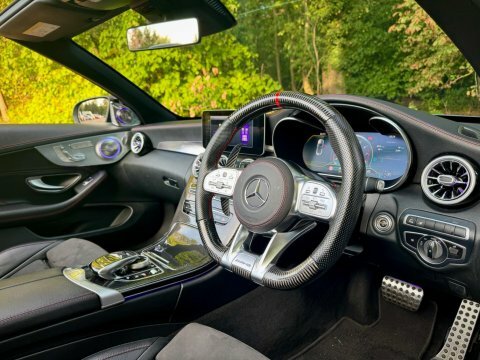 Mercedes-Benz C Class 2018 2.0 C220d Amg Line Premium Coupe Black #2