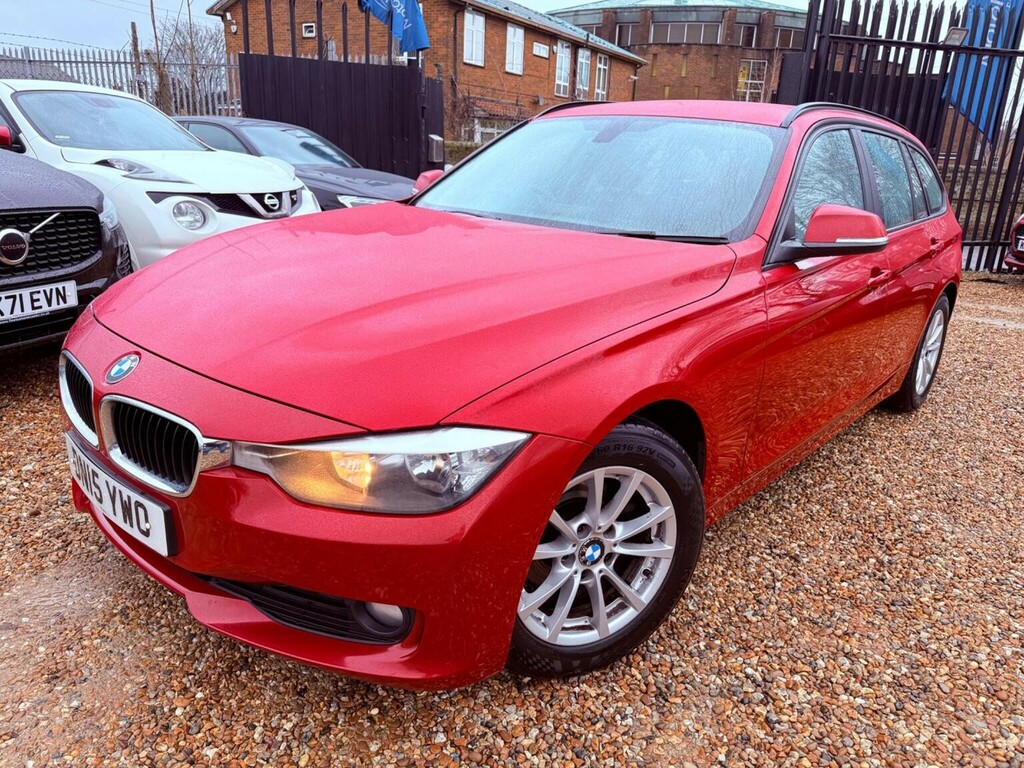 BMW 3 Series Estate 2.0 320D Ed Blueperformance Efficientdynami DN15YWO Red #3