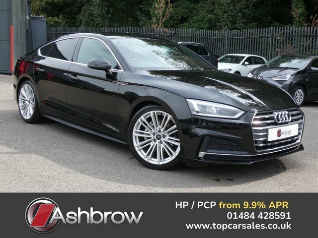 Audi A5 2017 Sportback 2.0 Tdi S Line S Tronic Quattro SA67DJF Black