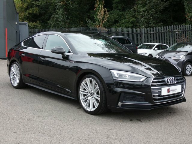 Audi A5 2017 Sportback 2.0 Tdi S Line S Tronic Quattro SA67DJF Black #5