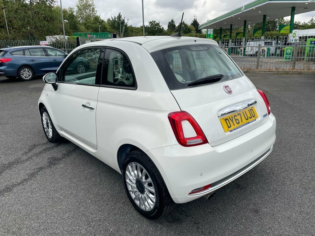 Fiat 500 1L Lounge DY67UJD White #5