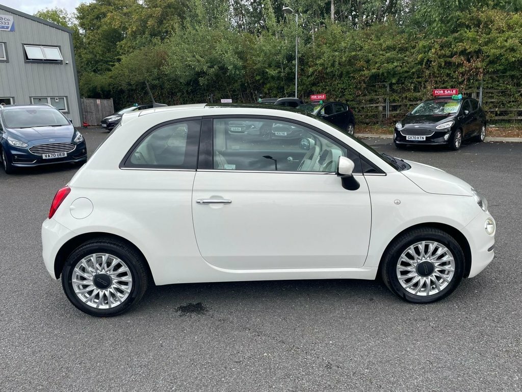 Fiat 500 1L Lounge DY67UJD White #2