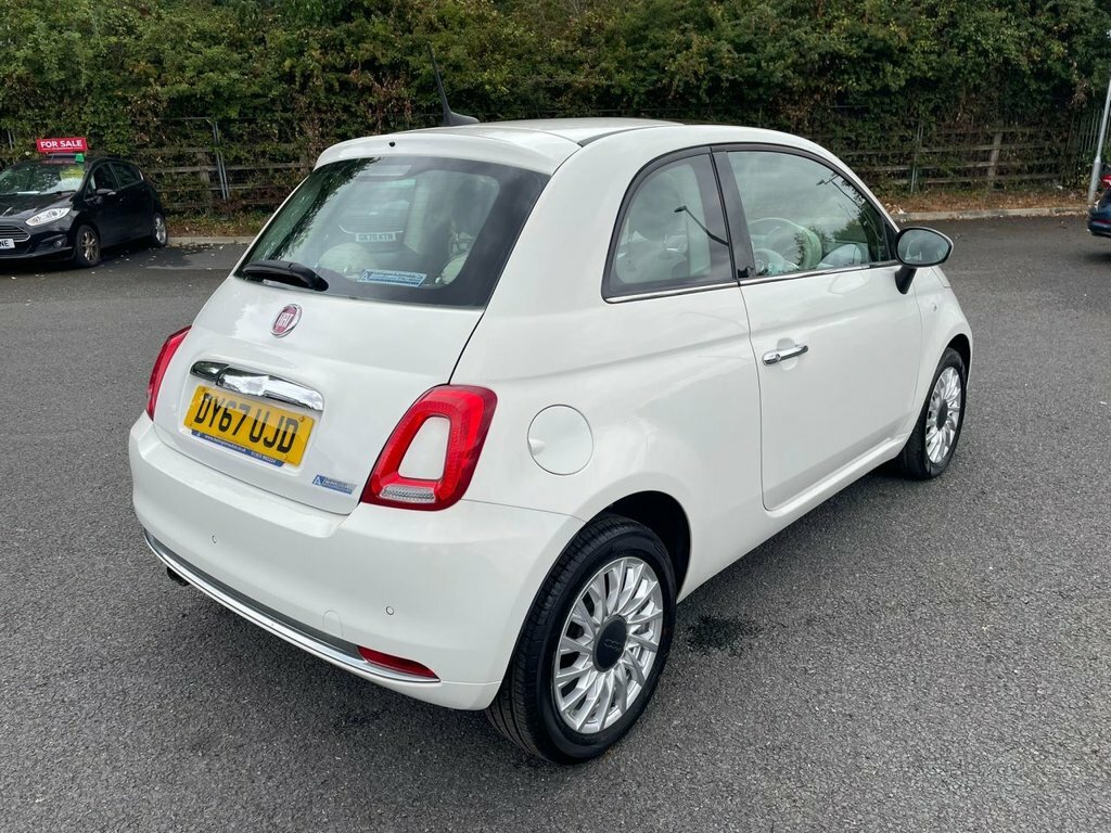 Fiat 500 1L Lounge DY67UJD White #3