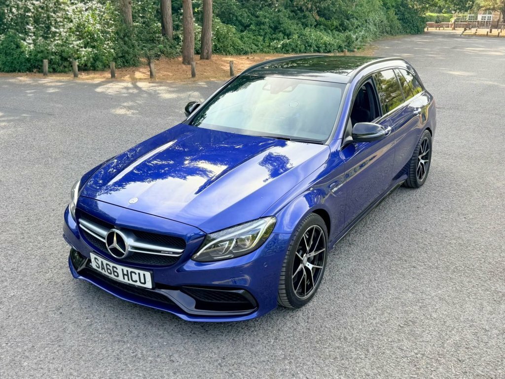 Mercedes-Benz C Class 63 Amg 4.0 V8 Biturbo Amg Premium Estate Pet Blue