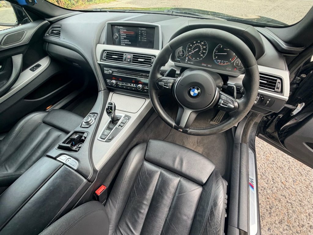 BMW 6 Series Gran Coupe Gran Coupe Black #12
