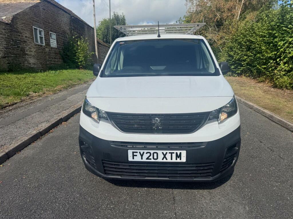 Peugeot Partner Panel Van 1.5 Bluehdi 1000 Professional Standard P White #2
