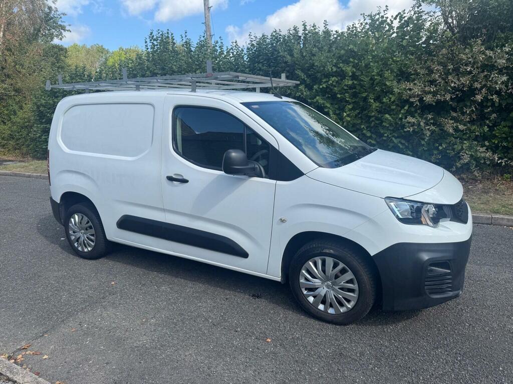 Peugeot Partner Panel Van 1.5 Bluehdi 1000 Professional Standard P White #6