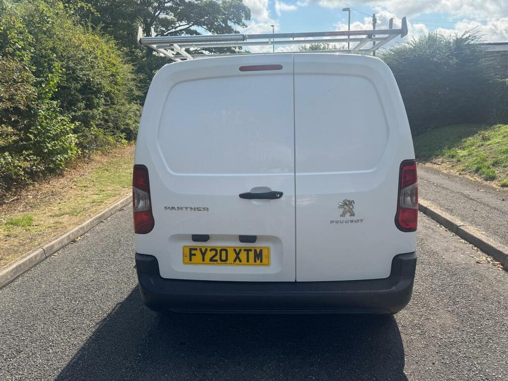 Peugeot Partner Panel Van 1.5 Bluehdi 1000 Professional Standard P White #4