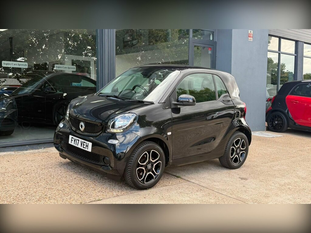 Smart Fortwo 1.0 Prime Premium Twinamic Euro 6 Ss FY17VEH Black #2