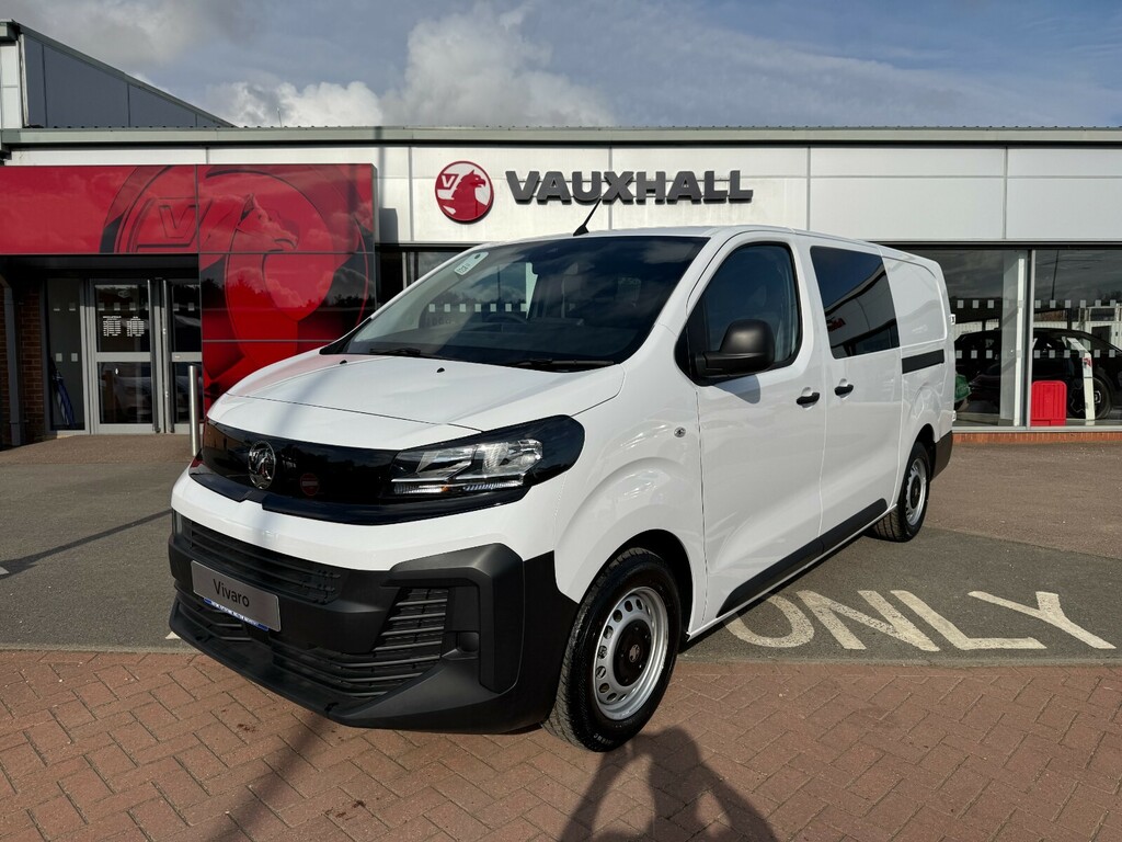 Vauxhall Vivaro XL Prime Doublecab 2.0Td 145Ps With Spare Wheel White