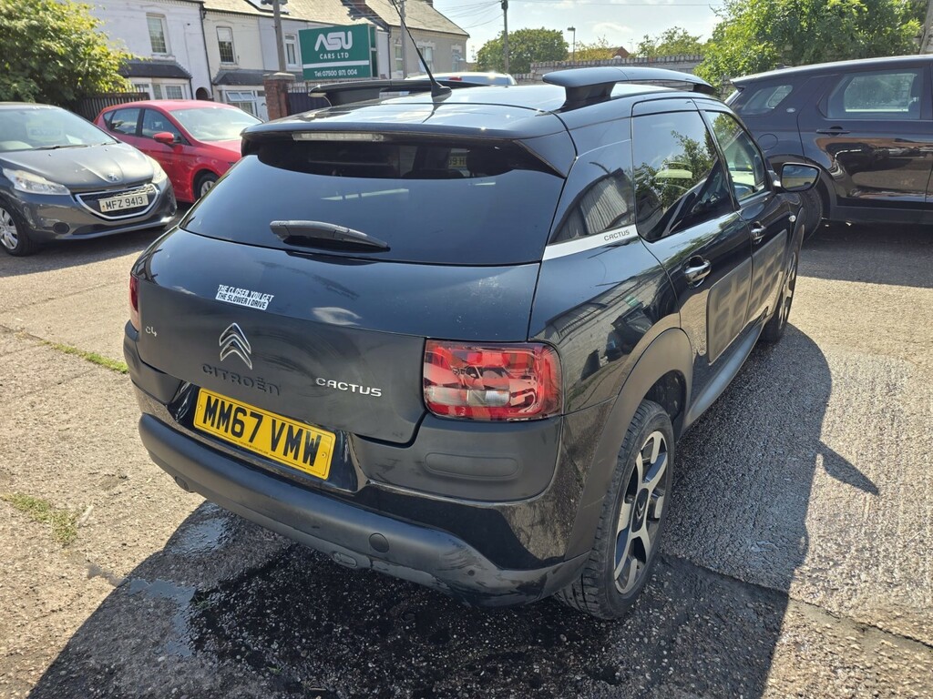 Citroen C4 Cactus Hatchback 1.2 Puretech Flair Edition 201867 MM67VMW Black #3