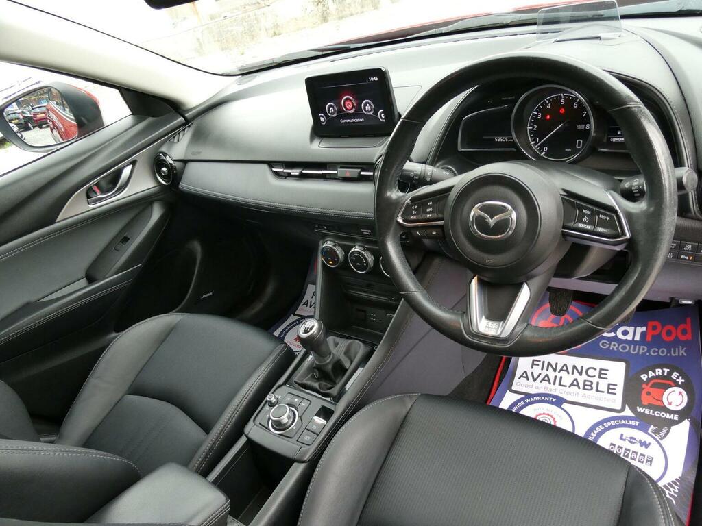 Mazda CX-3 Suv 2.0 Skyactiv-g Sport Nav Euro 6 Ss 20 BX68TXK Red #2