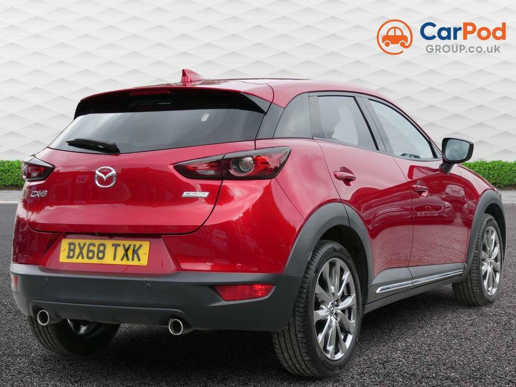 Mazda CX-3 Suv 2.0 Skyactiv-g Sport Nav Euro 6 Ss 20 BX68TXK Red #3