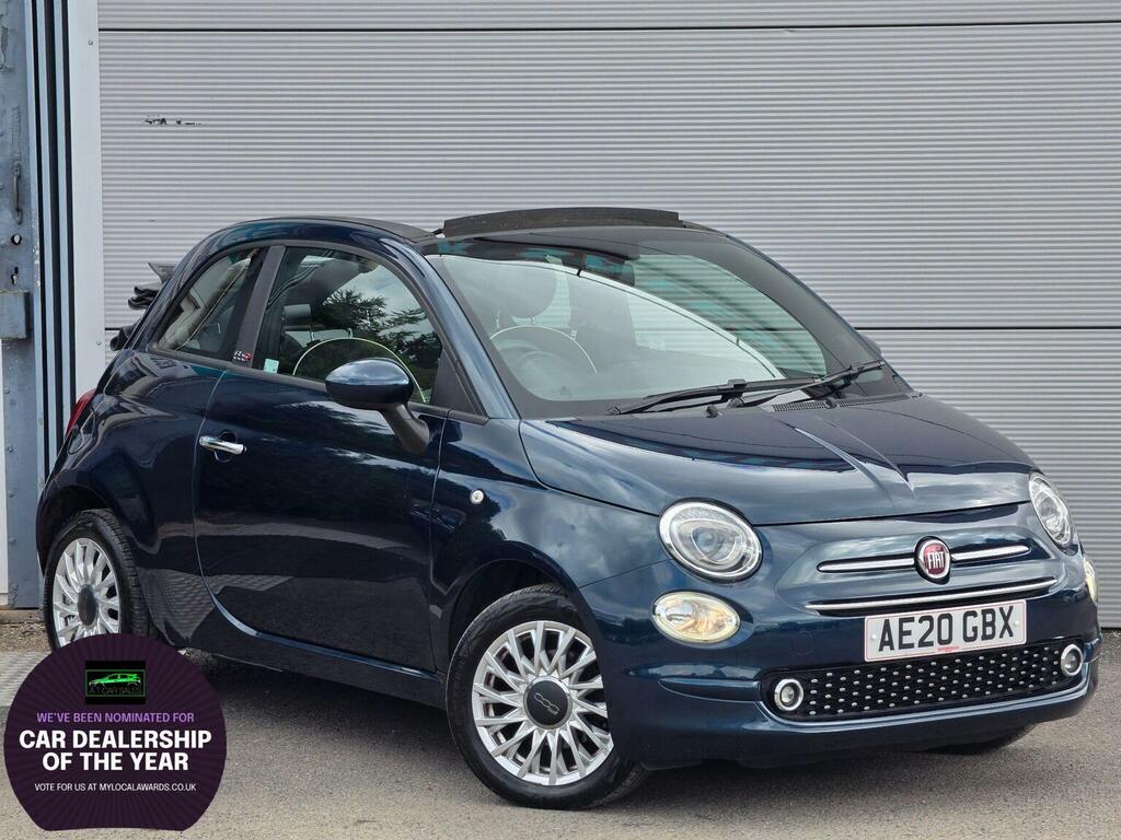 Fiat 500C 1.2 Lounge Dualogic Euro 6 Ss Blue