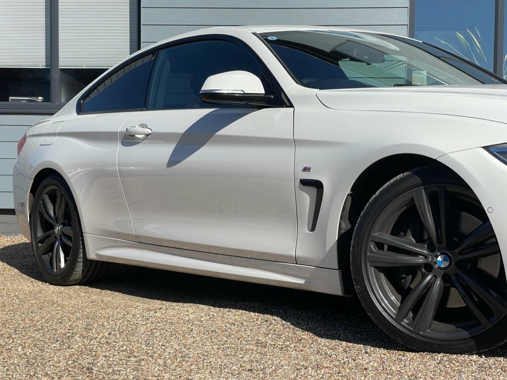 BMW 4 Series Gran Coupe 3L M Sport White #6
