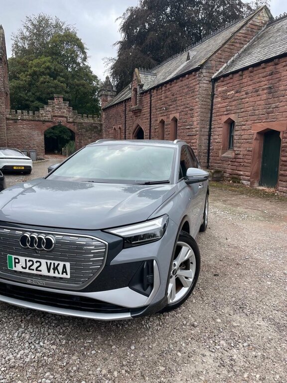 Audi Q4 E Tron 35 S Line Suv 55Kwh 170 Ps PJ22VKA Grey #3
