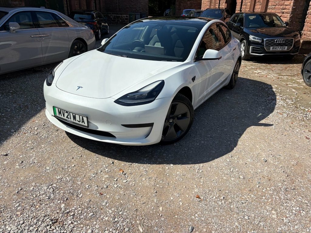 Tesla Model 3 Standard Range Plus Saloon Rwd MV21WJA White #2