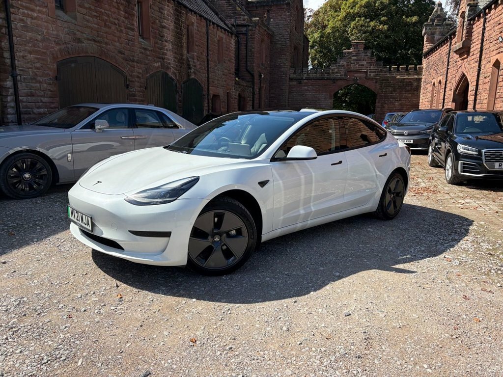 Tesla Model 3 Standard Range Plus Saloon Rwd MV21WJA White #4