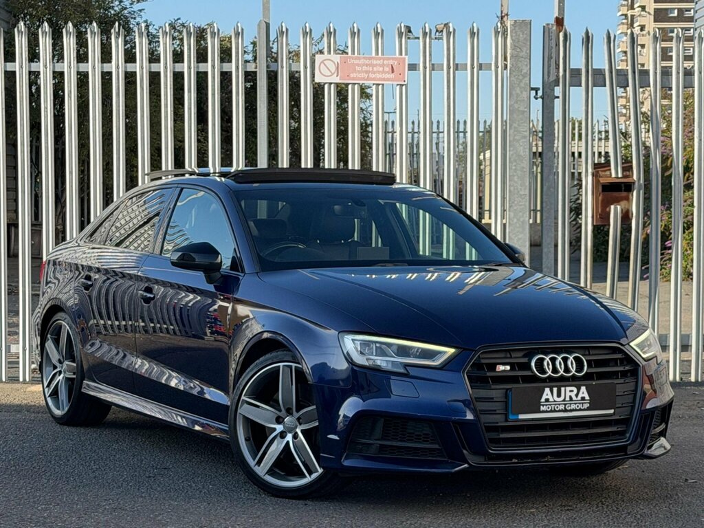 Audi S3 2.0 Tfsi Black Edition S Tronic Quattro Euro 6 S Blue