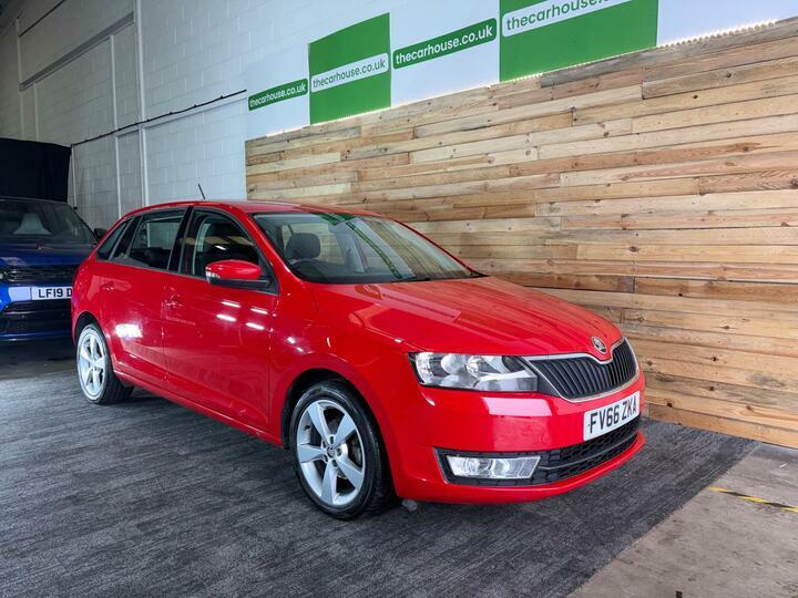 Skoda Rapid Spaceback 1.2 Tsi Se Tech Euro 6 Ss Red #5