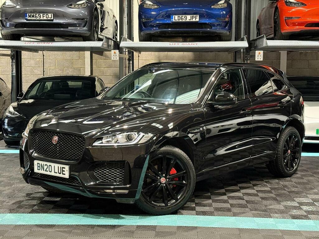 Jaguar F-Pace 2.0 D180 Chequered Flag Awd Euro 6 Ss BN20LUE Black #3