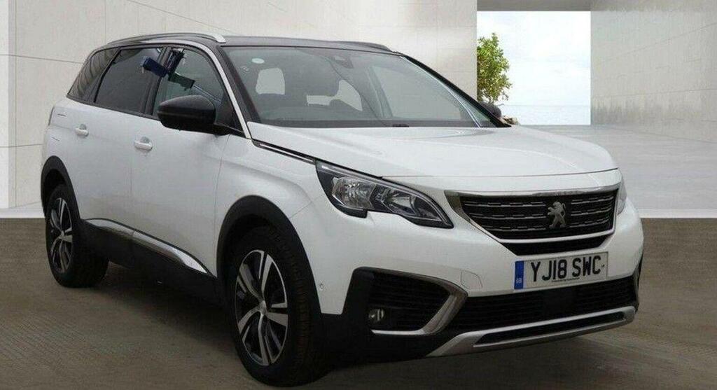 Peugeot 5008 1.6 Bluehdi Allure Eat Euro 6 Ss White #2