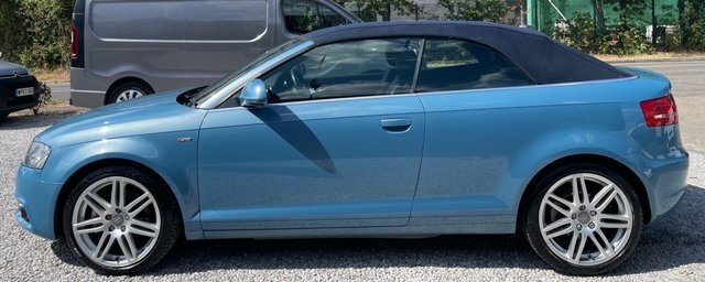 Audi A3 Cabriolet S Line White #54