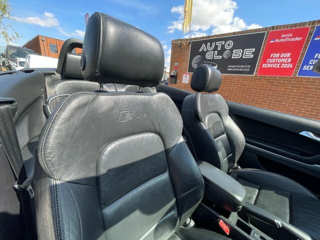 Audi A3 Cabriolet S Line White #7