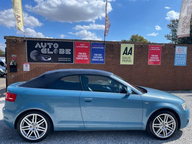 Audi A3 Cabriolet S Line White #51