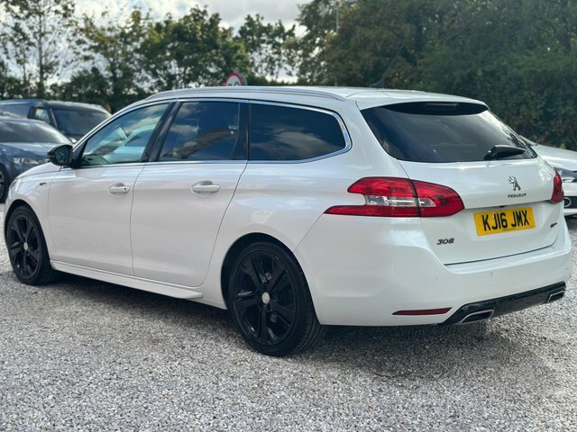 Peugeot 308 SW Bluehdi Gt Eat Euro White #3