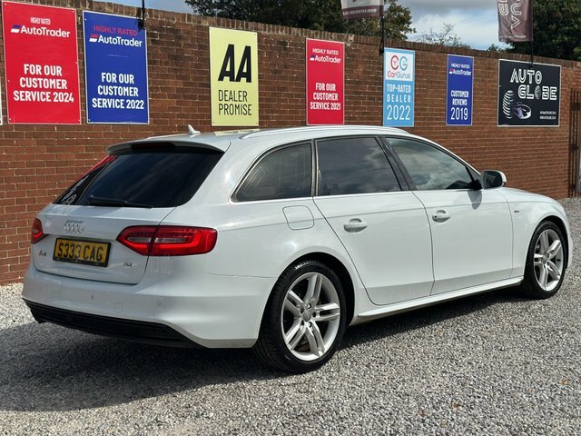 Audi A4 Avant Tdi S Line Multitronic White #2