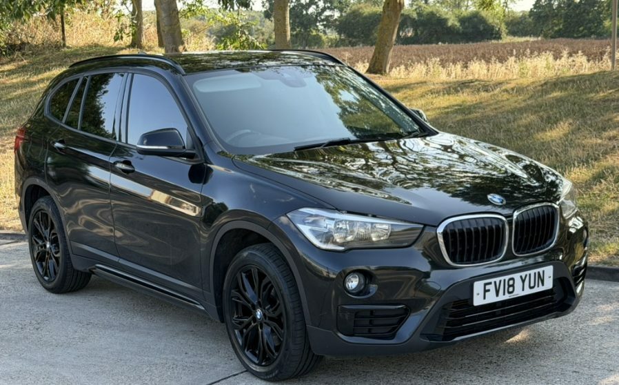 BMW X1 X1 Xdrive20d Sport FV18YUN Black #4