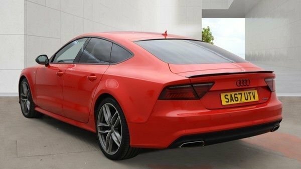 Audi A7 Tdi V6 Black Edition Red #3