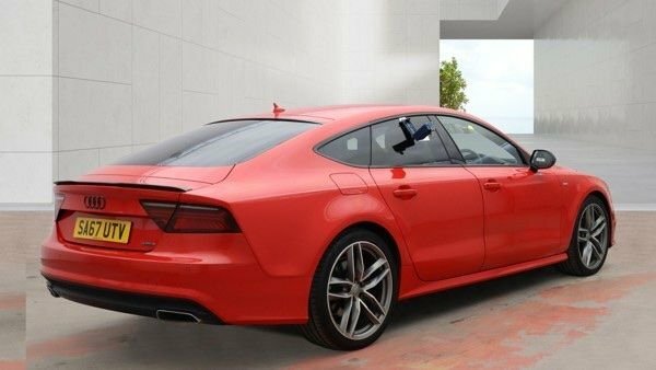 Audi A7 Tdi V6 Black Edition Red #4