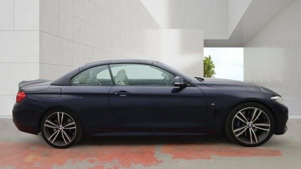BMW 4 Series 425D M Sport Convertible Blue #6