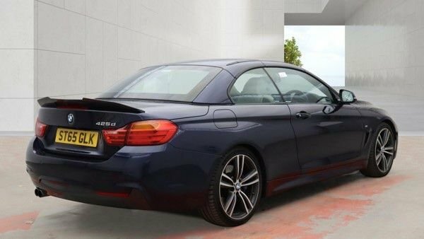 BMW 4 Series 425D M Sport Convertible Blue #5