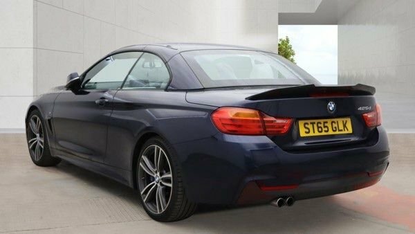 BMW 4 Series 425D M Sport Convertible Blue #4