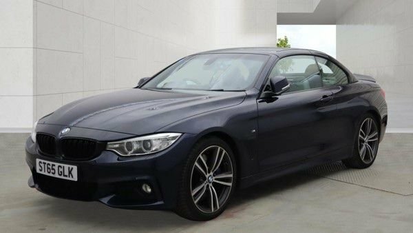 BMW 4 Series 425D M Sport Convertible Blue #3