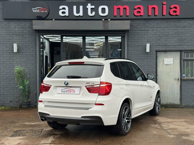 BMW X3 20D M Sport Suv White #4