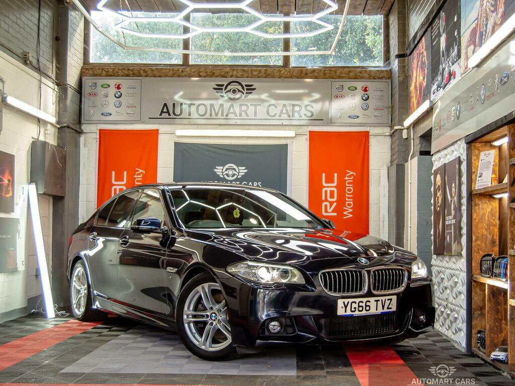 BMW 5 Series Saloon 2.0 520D M Sport Euro 6 Ss 201 Black