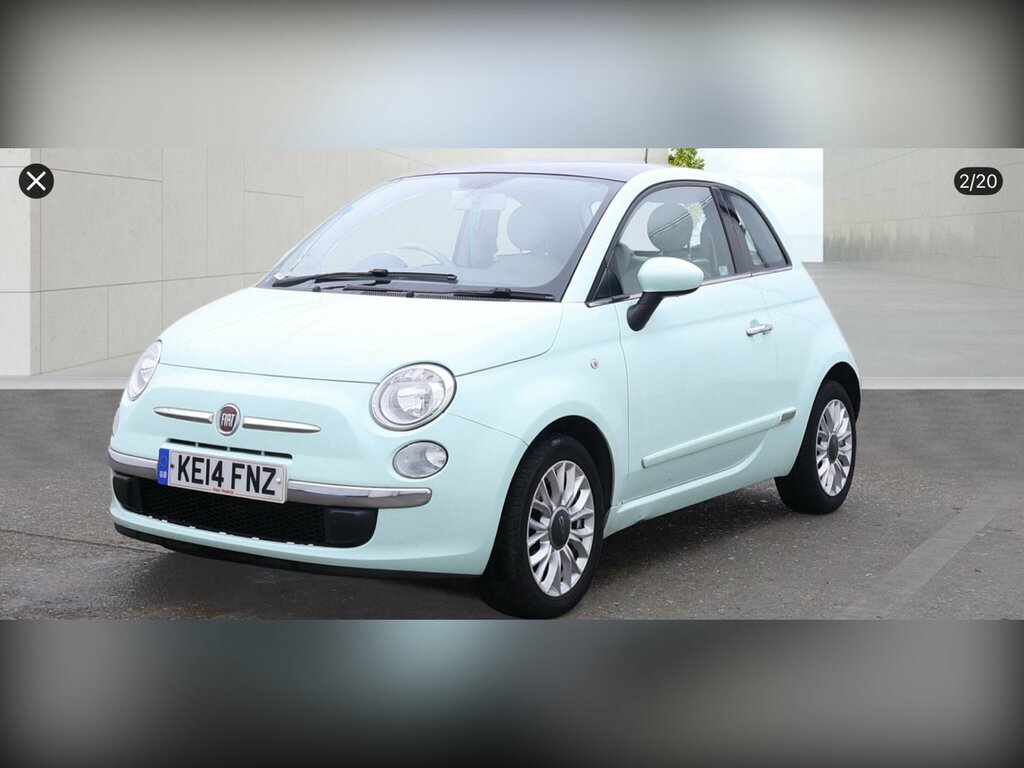 Fiat 500 Hatchback Cult 2014 Green #7