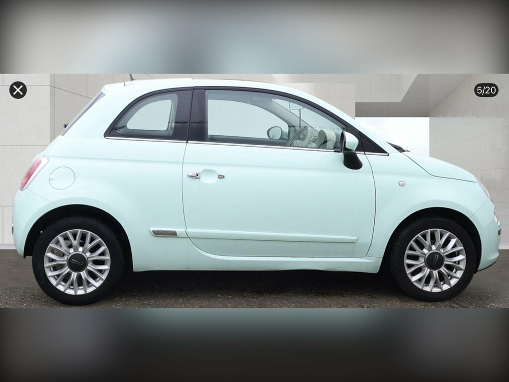 Fiat 500 Hatchback Cult 2014 Green #13