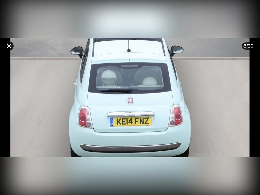 Fiat 500 Hatchback Cult 2014 Green #11