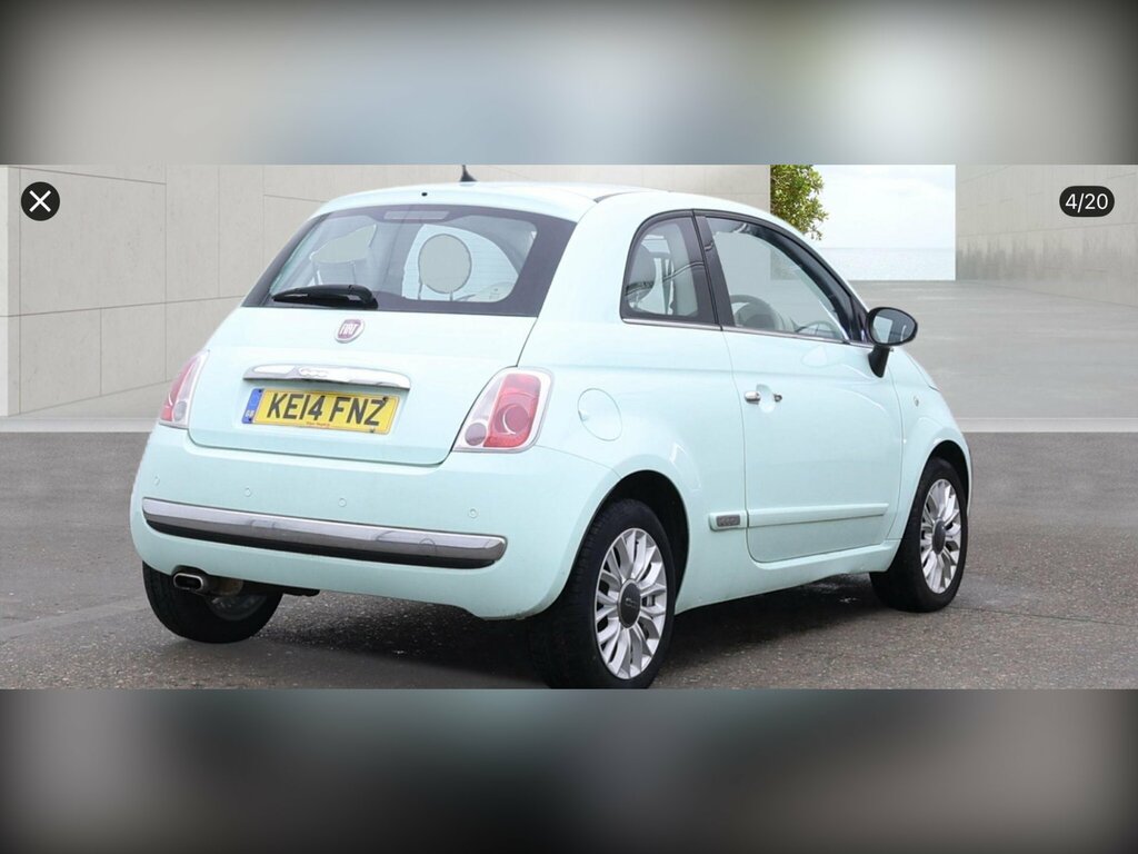 Fiat 500 Hatchback Cult 2014 Green #15