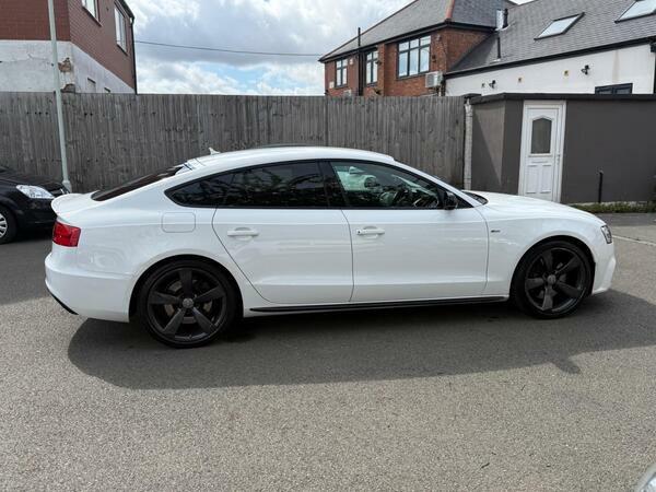 Audi A5 3.0 Tdi V6 Black Edition Plus Sportback S Tronic Q White #4