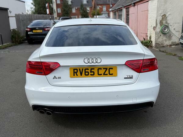 Audi A5 3.0 Tdi V6 Black Edition Plus Sportback S Tronic Q White #6